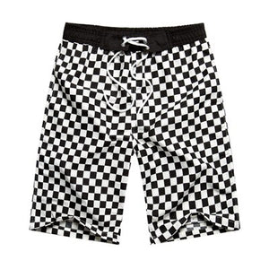 Women Black White Short