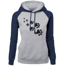 Load image into Gallery viewer, Autumn Winter Women's CAT PAWS Hoodies Sweatshirt