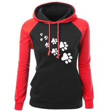 Load image into Gallery viewer, Autumn Winter Women's CAT PAWS Hoodies Sweatshirt