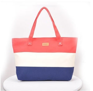 Canvas Big Beach Shoulder Bag Women