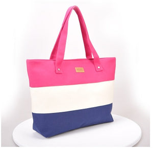 Canvas Big Beach Shoulder Bag Women