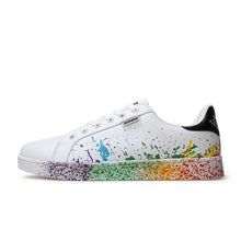 Load image into Gallery viewer, White Shoes Mix Colors Painting Women