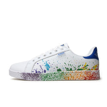 Load image into Gallery viewer, White Shoes Mix Colors Painting Women