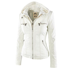 Load image into Gallery viewer, Leather Jacket Women Casual