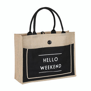 Women Linen Shopping Bag