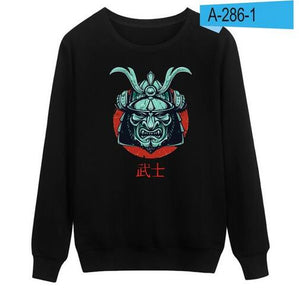 Samurai Japanese Sweatshirt Men