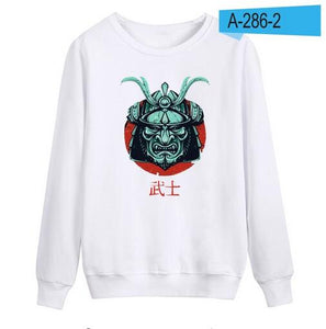 Samurai Japanese Sweatshirt Men