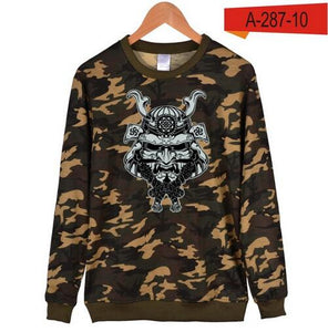 Samurai Japanese Sweatshirt Men