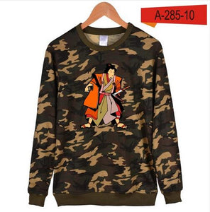 Samurai Japanese Sweatshirt Men