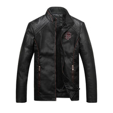 Load image into Gallery viewer, Bolubao Men Leather Suede Jacket