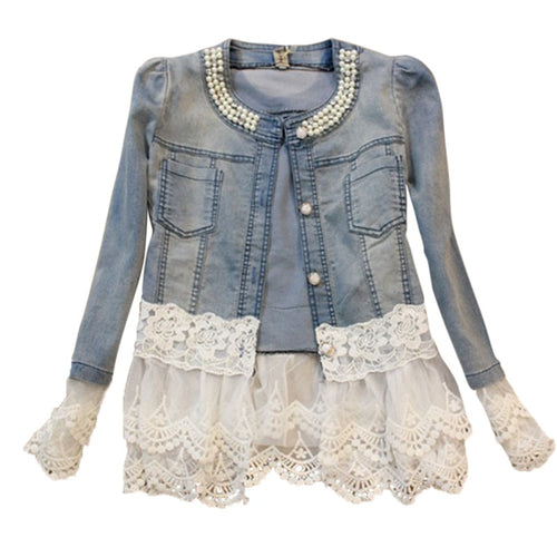 Lace Jackets Jeans Women