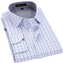 Load image into Gallery viewer, Men&#39;s Classic Plaid Checkered Dress Shirt