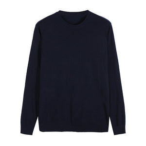 Slim Fit Pullover Wool Cashmere Sweater Men