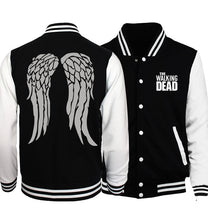 Load image into Gallery viewer, Bomber Jacket Streetwear The Walking Dead Baseball Men Jacket