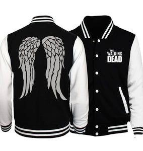 Bomber Jacket Streetwear The Walking Dead Baseball Men Jacket