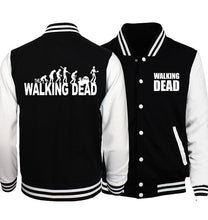 Load image into Gallery viewer, Bomber Jacket Streetwear The Walking Dead Baseball Men Jacket