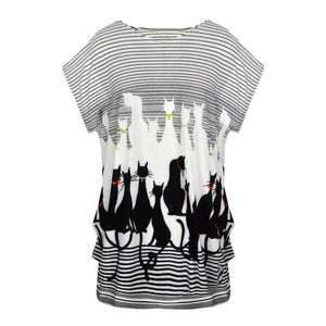 Women Casual Short Sleeve O-Neck T-Shirt