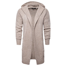 Load image into Gallery viewer, Men Autumn Hooded Sweatercoat
