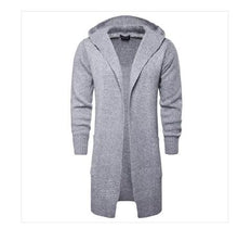 Load image into Gallery viewer, Men Autumn Hooded Sweatercoat