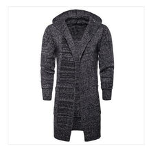 Load image into Gallery viewer, Men Autumn Hooded Sweatercoat