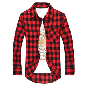 Men Plaid Shirt