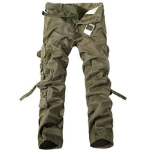 Load image into Gallery viewer, Multi-Pocket Solid Men&#39;s Military Pants