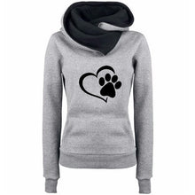 Load image into Gallery viewer, Cat Dow Paw Hoodies Women Sweatshirt