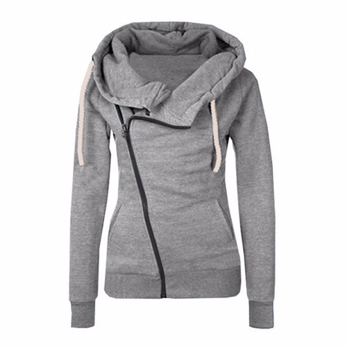 Solid Color Women Sweatshirt