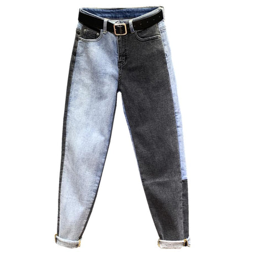 Patchwork Jeans Women