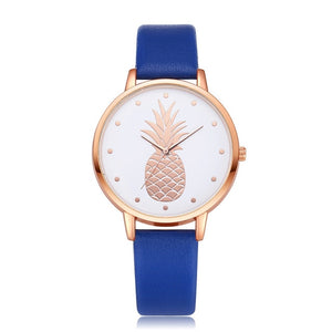 Pineapple Pattern Casual Quartz Women Watch