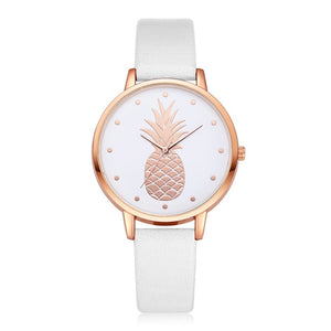 Pineapple Pattern Casual Quartz Women Watch