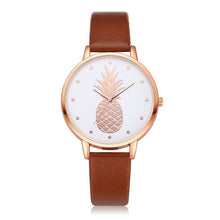 Load image into Gallery viewer, Pineapple Pattern Casual Quartz Women Watch