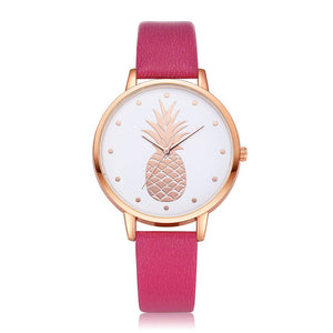 Pineapple Pattern Casual Quartz Women Watch