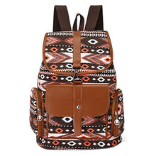Load image into Gallery viewer, Ethnic Canvas Backpack Women