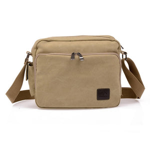 Men Casual Canvas Bag Men's Crossbody Bags