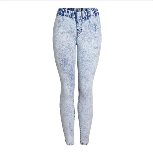 Snowflake Elastic Jean Women