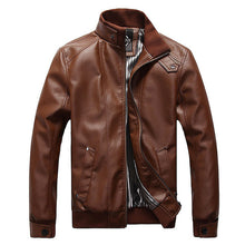 Load image into Gallery viewer, Motorcycle Leather Jackets Men