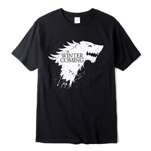 Game Of Thrones Stark Winter is Coming T Shirt Men