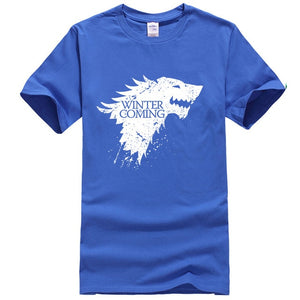 Game Of Thrones Stark Winter is Coming T Shirt Men