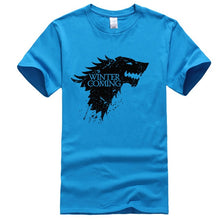 Load image into Gallery viewer, Game Of Thrones Stark Winter is Coming T Shirt Men