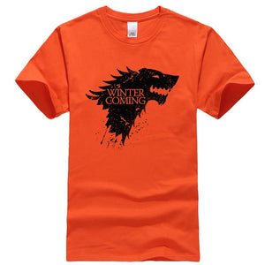 Game Of Thrones Stark Winter is Coming T Shirt Men