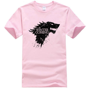 Game Of Thrones Stark Winter is Coming T Shirt Men