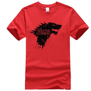 Game Of Thrones Stark Winter is Coming T Shirt Men