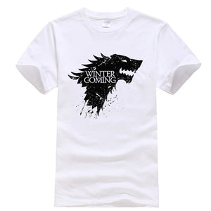 Game Of Thrones Stark Winter is Coming T Shirt Men