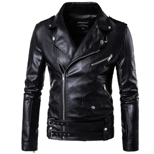 Motorcycle Bomber Leather Jacket