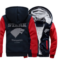 Load image into Gallery viewer, Winterfell Stark Sweatshirt Jacket Men