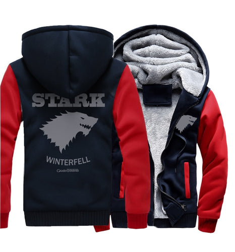 Winterfell Stark Sweatshirt Jacket Men