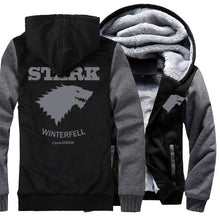 Load image into Gallery viewer, Winterfell Stark Sweatshirt Jacket Men