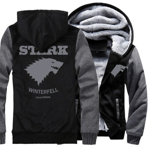 Winterfell Stark Sweatshirt Jacket Men