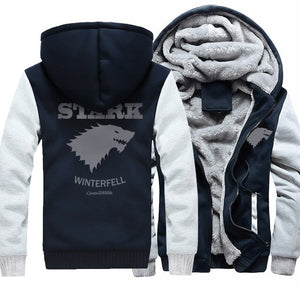 Winterfell Stark Sweatshirt Jacket Men